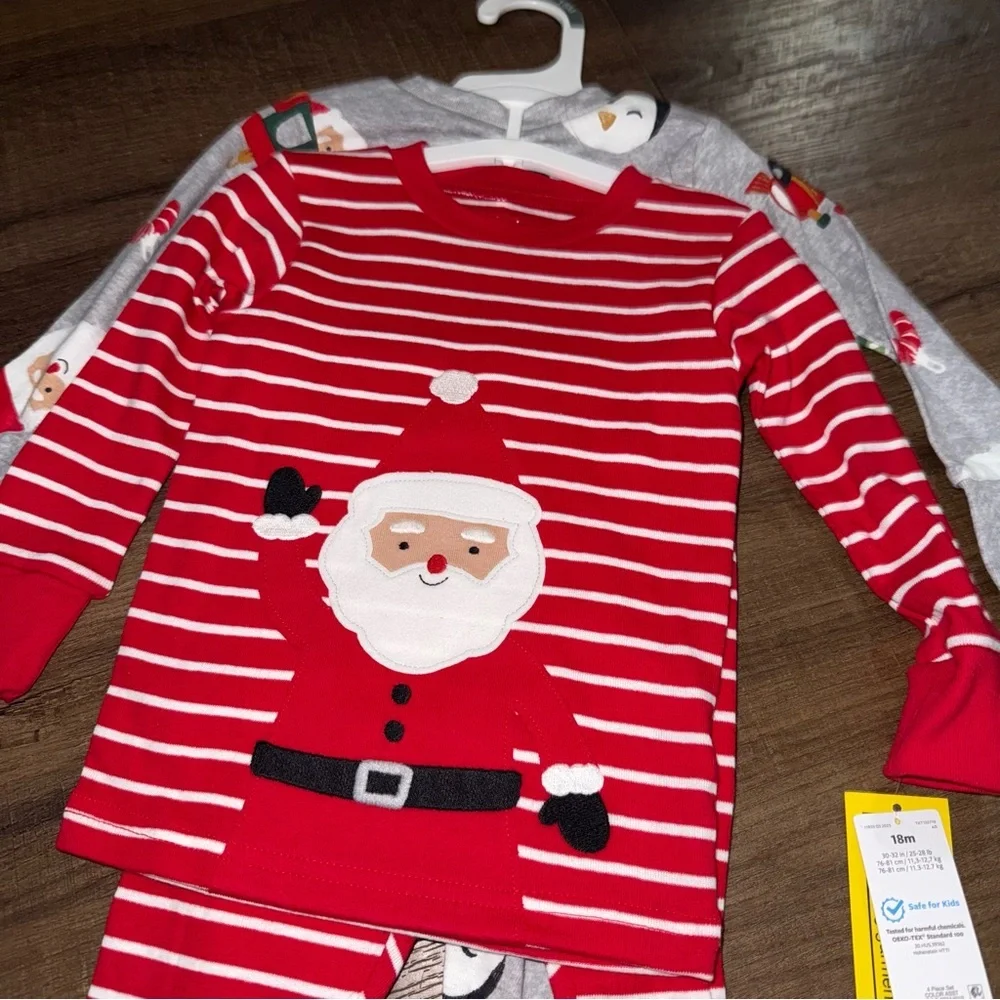 NWT Target Carter’s Just 18M One You Christmas Holiday Pajamas Set